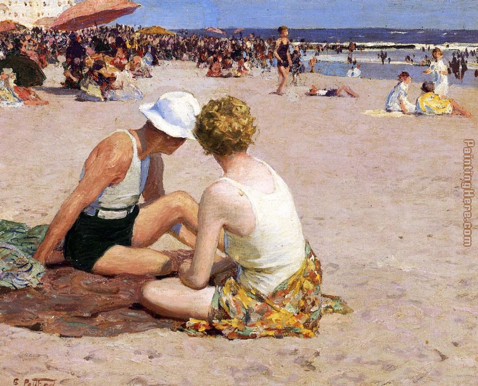 A Summer Vacation painting - Edward Henry Potthast A Summer Vacation art painting